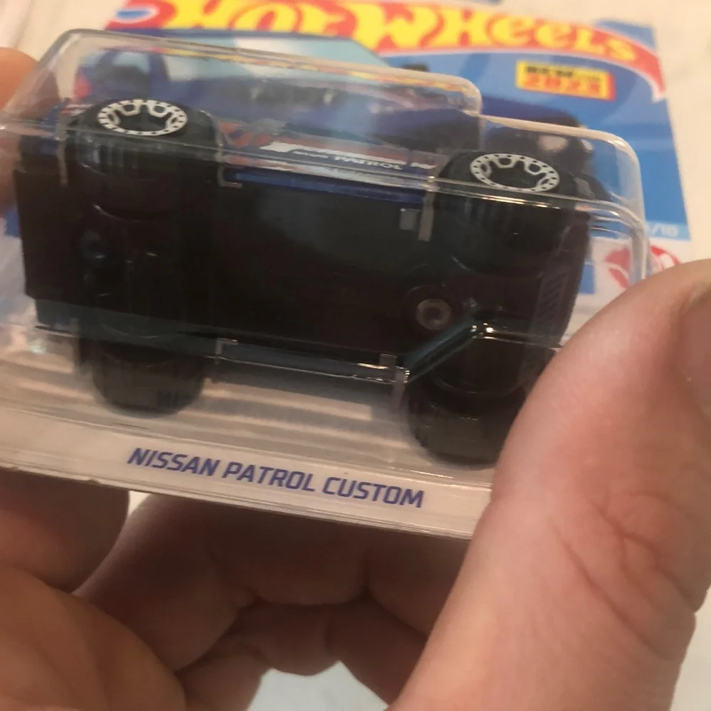 Nissan Patrol Custom Blue Toy Car
